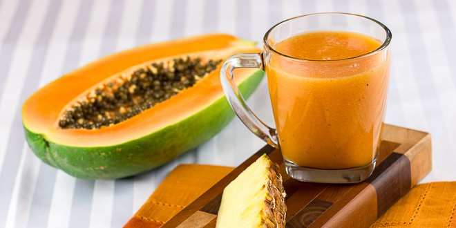 Jugo de papaya más saludable