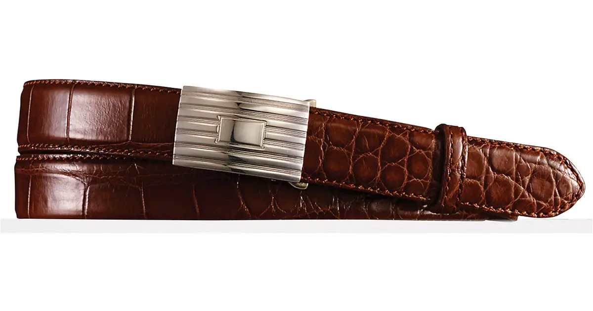 Engine-buckle Belt in Alligator by Ralph Lauren Expensive Belts In The World