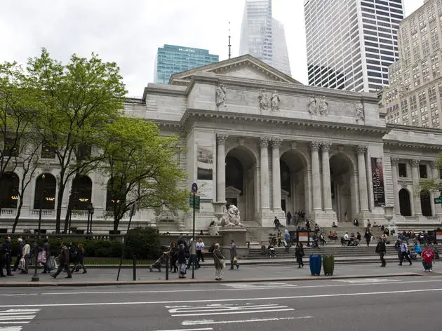 The Stephen A. Schwarzman Building of the New York Public Library is a landmark structure 