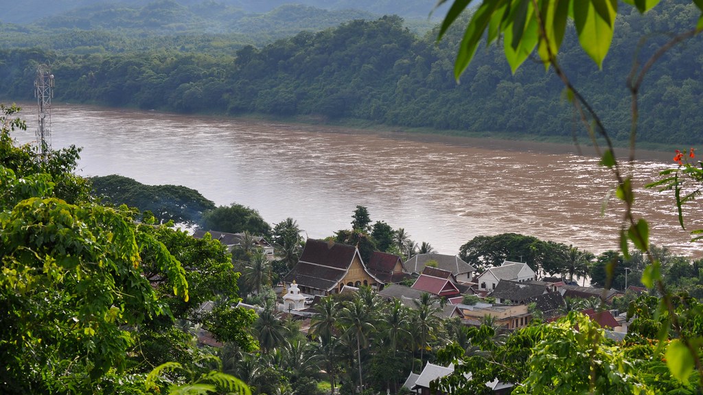 The Mekong River (4350 kilometers)