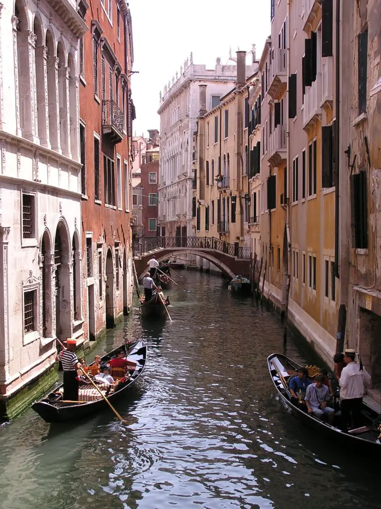 Venice, located in Italy