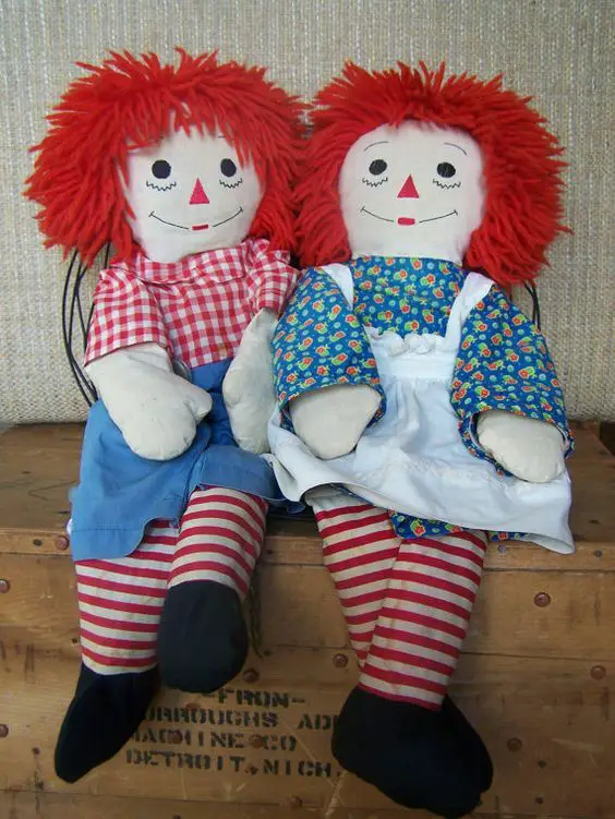 Dolls of the Raggedy Ann and Andy kind $3,000.